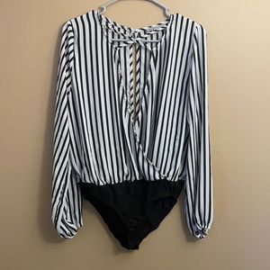 Striped Bodysuit